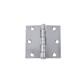 Canaropa 3 in. x 3 in. Steel Zinc Plated Square Corner Residential Hinge (2-Pack)