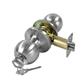 Canaropa V3151BMKA-15M.11771 Satin Nickel Locking Entrance Door Knob Kit Keyed-Alike Tubular (13-Pieces)