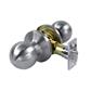 Canaropa V3X10BM-15M Satin Nickel Passage Door Knob Kit Tubular (11-Pieces)