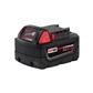 Milwaukee 48-11-1852 18-Volt 5.0 Ah XC M18 REDLITHIUM Extended Capacity Lithium-Ion Battery (2-Pack)