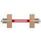  SureBuilt SBCFCT1150MM4S 1 in. x 150mm Heavy-Duty 4-Strut ConeFast Coil Tie (25-Pack)