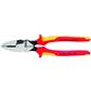 Knipex 09 08 240 SBA 9-1/2 in. Ultra High-Leverage New England Head Style Insulated Linemans Plier