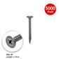 DuraDrive #8 x 1-1/4 in. Grey Coated Flat Head Phillips Drive Type 2 Spoon Point Cement Board Screws (5,000-Box)