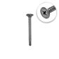 DuraDrive #8 x 1-5/8 in. Grey Coated Flat Head Phillips Drive Type S-12 Tek Point Cement Board Screws (150-Jug)