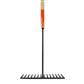 DuraDrive 76 in. 14-Tine Wood Handle Steel Head Asphalt Rake