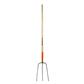 DuraDrive 48 in. 3-Tine Long Wood Handle Hay Fork