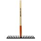 DuraDrive 60 in. 16-Tine Wood Handle Extra Heavy Duty Rake