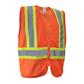 DuraDrive Men's Orange Hi-Vis Class 2 Level 2 Knitted Mesh Zipper Safety Vest