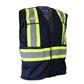 DuraDrive Men's Navy Hi-Vis Class 1 Level 2 Corn Mesh Tear-Away Safety Vest with Pockets