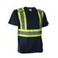 DuraDrive Men's Navy Hi-Vis Cooling Mesh Short Sleeve Safety T-Shirt