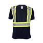 DuraDrive Men's Navy Hi-Vis Cooling Mesh Short Sleeve Safety T-Shirt