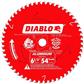 Freud Diablo D0654N 6-1/2 in. 54-Tooth Super Density Micro-Grain Carbide Tipped Medium Aluminum Cutting Saw Blade
