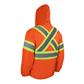 Jackfield 70-532R Hi-Vis Nylon Polar Fleece Lined Jacket