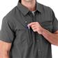 DuraDrive Men's Dark Grey Short Sleeve Ripstop Work Shirt