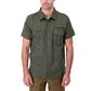 DuraDrive Men's Moss Green Ripstop Short Sleeve Button Work Shirt