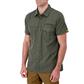 DuraDrive Men's Moss Green Ripstop Short Sleeve Button Work Shirt