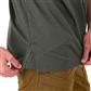 DuraDrive Men's Moss Green Ripstop Short Sleeve Button Work Shirt