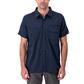DuraDrive Men's Navy Short Sleeve Ripstop Work Shirt
