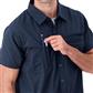 DuraDrive Men's Navy Short Sleeve Ripstop Work Shirt