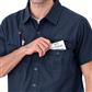 DuraDrive Men's Navy Short Sleeve Ripstop Work Shirt