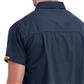 DuraDrive Men's Navy Short Sleeve Ripstop Work Shirt