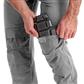 DuraDrive Men's VAGABOND Grey Jogger Work Pants with Knee-Pad Pockets