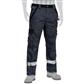 DuraDrive Men's TRADESMAN Navy Hi-Vis Two Tone Work Pants