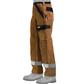 DuraDrive Men's TRADESMAN British Tan Hi-Vis Two Tone Work Pants