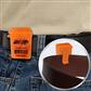 DuraDrive Orange Reusable Corded Triple-Flange Silicone Earplug with 25 dB NRR (100-Pair)