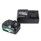 Metabo HPT UC18YSL3B1 36-Volt/18-Volt MultiVolt Lithium-Ion 4.0 Ah/8.0 Ah Slide Battery And Charger Starter Kit