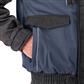 DuraDrive Men's TRADESMAN Navy and Black Two Tone Hooded Jacket