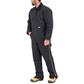 DuraDrive Men's Black Cotton Canvas Insulated Coverall