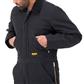 DuraDrive Men's Black Cotton Canvas Insulated Coverall