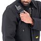 DuraDrive Men's Black Cotton Canvas Insulated Coverall