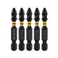 DuraDrive #2 x 2 in. Black Phosphate Coated Phillips Head Impact Driver Bit (5-Piece)