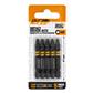 DuraDrive #2 x 2 in. Black Phosphate Coated Square Head Impact Driver Bit (5-Piece)