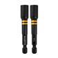 DuraDrive 1/4 in. x 2-9/16 in. Black Phosphate Coated Hex Impact Magnetic Nut Setter (2-Pack)