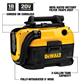 DEWALT DCV581H 18-Volt/20-Volt MAX Lithium-Ion 2-Gallon Cordless/Corded HEPA Wet/Dry Vacuum