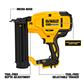 DEWALT DCN680B 20-Volt MAX XR Lithium-Ion 5/8 in. to 2-1/8 in. 18-Gauge Brushless Brad Nailer (Tool Only)