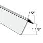 DuraDrive D200 1/2 in. x 10 ft. 18-Gauge Angled Metal L-Shaped Framing Trim