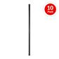 Nuvo Iron RDPS32 32 in. x 3/4 in. Round Black Metal Tube Baluster (10-Pack)