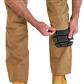 DuraDrive Men's EASY RIDER Khaki Relaxed Fit Water Repellent Brush Duck Cotton Work Pants