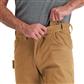DuraDrive Men's EASY RIDER Khaki Relaxed Fit Water Repellent Brush Duck Cotton Work Pants