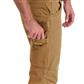 DuraDrive Men's EASY RIDER Khaki Relaxed Fit Water Repellent Brush Duck Cotton Work Pants