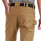 DuraDrive Men's EASY RIDER Khaki Relaxed Fit Water Repellent Brush Duck Cotton Work Pants
