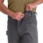 DuraDrive Men's EASY RIDER Grey Relaxed Fit Water Repellent Brush Duck Cotton Work Pants
