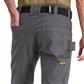 DuraDrive Men's EASY RIDER Grey Relaxed Fit Water Repellent Brush Duck Cotton Work Pants