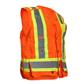 DuraDrive Men's High-Visibility CSA Class-2 Level-2 15-Pocket Surveyor's 5-Point Tear-Away Safety Vest