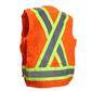 DuraDrive Men's High-Visibility CSA Class-2 Level-2 15-Pocket Surveyor's 5-Point Tear-Away Safety Vest