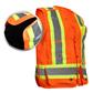 DuraDrive Men's High-Visibility CSA Class-2 Level-2 15-Pocket Surveyor's 5-Point Tear-Away Safety Vest